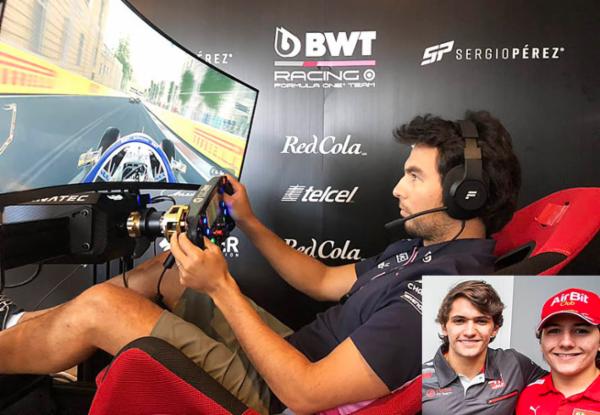 Se estrena Checo P&eacute;rez en carrera virtual en el trazado de Azerbaiy&aacute;n