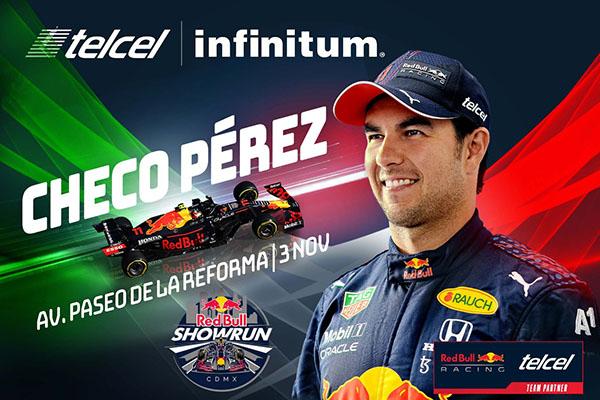 La F1esta del Gran Premio de la Ciudad de M&eacute;xico arrancar&aacute; con Sergio P&eacute;rez manejando en el Red Bull Show Run