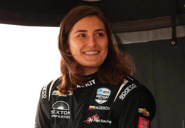 Debuta Tatiana Calder&oacute;n en IndyCar con el Gran Premio de San Petersburgo