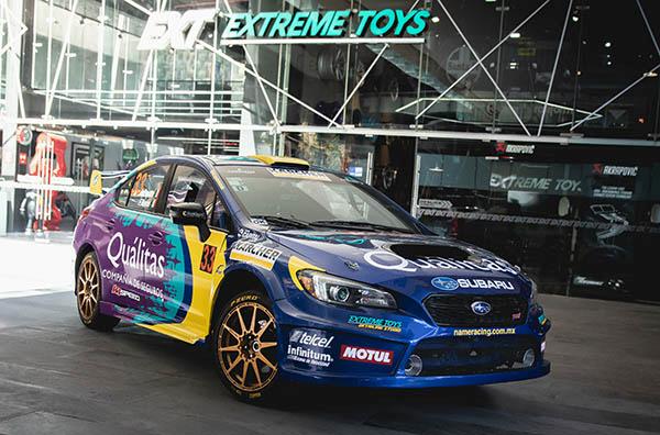 Presenta la tripulaci&oacute;n Telmex Telcel de Name y Zapata su Qu&aacute;litas Subaru Rally Team