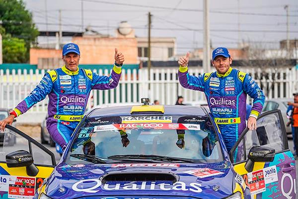 Finalizan Pancho Name y Armando Zapata segundos en el Grupo 1 del 30&ordm; Rally RAC 1000