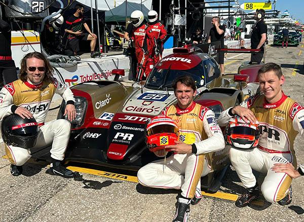 Consistente labor del equipo JOTA deja sexto sitio para Pietro Fittipaldi en las 1000 Millas de Sebring