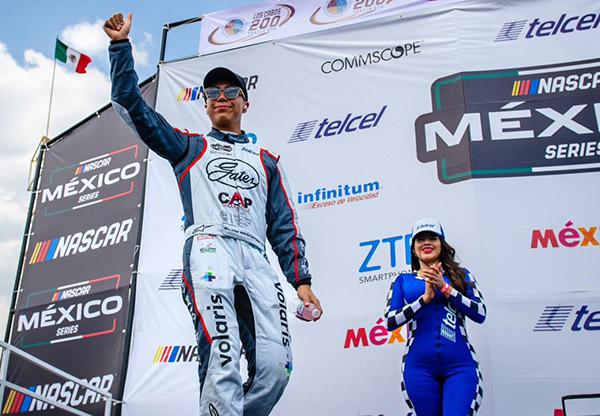 Eloy Sebasti&aacute;n llega a SLP por su primer podio en NASCAR Challenge