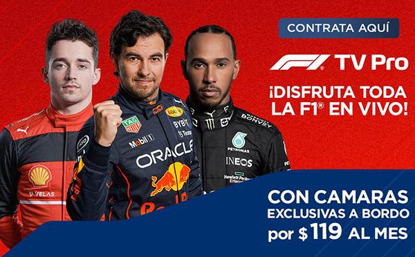 Telcel e Infinitum te conectan a la F1 TV PRO