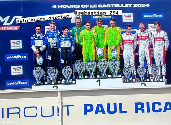 &iexcl;1-2 de M&eacute;xico en 4H de Le Castellet, con triunfo de Sebasti&aacute;n &Aacute;lvarez y P2 de Alex Garc&iacute;a!