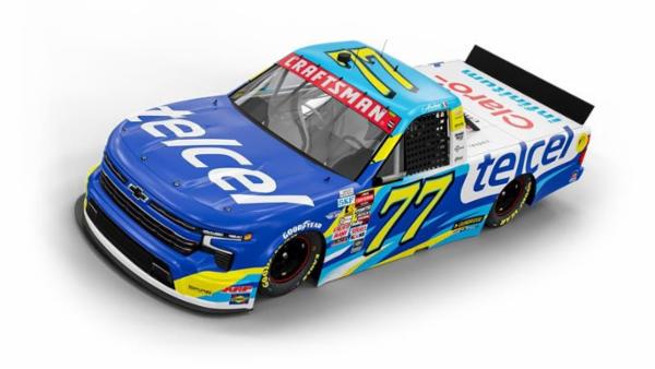 P&eacute;rez de Lara busca el top-10 en Rockingham en la camioneta #77 Telcel-Claro-Infinitum