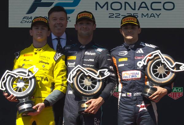 Montoya sube al podio y Villag&oacute;mez arranca un punto en la fecha doble de F2 en M&oacute;naco
