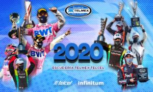 Deja el 2020 a Escuder&iacute;a Telmex Telcel la continuidad de Checo en F1, 21 triunfos y 3 campeonatos