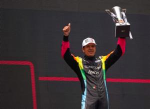 Conquista Enrique Baca su primer podio de NASCAR M&eacute;xico en el AHR