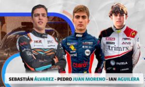 Sebasti&aacute;n &Aacute;lvarez P4, Ian Aguilera P9 y Pedro Juan Moreno P11 en las 4 Horas de Magny-Cours