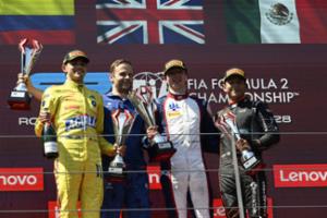 Montoya y Villag&oacute;mez hacen el 2-3 para Escuder&iacute;a Telmex Telcel en el sprint de F2 en Austria