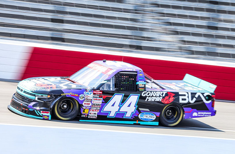 Una sanción echa a perder una buena carrera de Andrés Pérez de Lara en North Wilkesboro