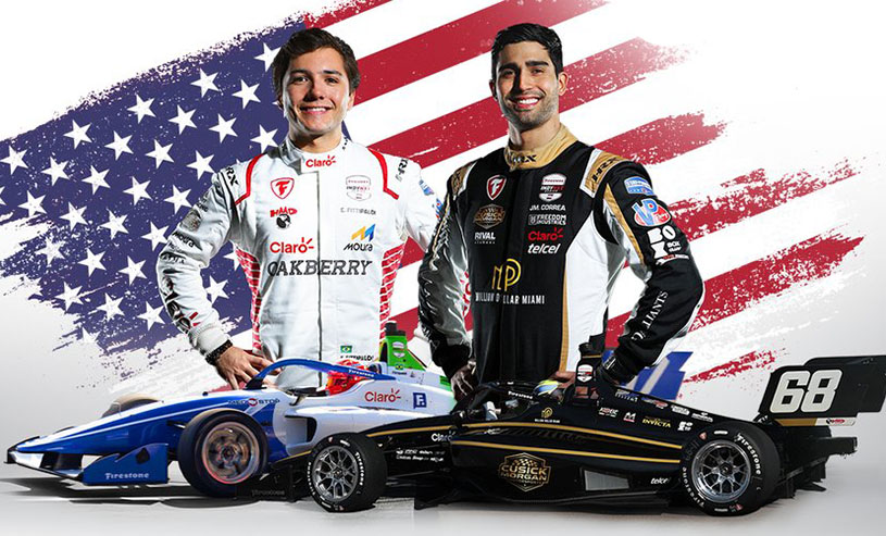 Enzo Fittipaldi suelta el liderato de Indy NXT; Nashville, una pesadilla para los pilotos Telmex Telcel